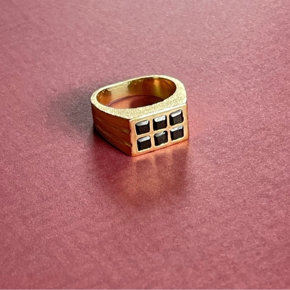 Bonito Jewelry Romeo Ring with Black Onyx Stones